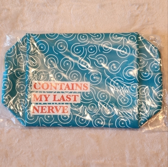Contains My Last Nerve Make-Up Bag Pouch - Picture 4 of 10